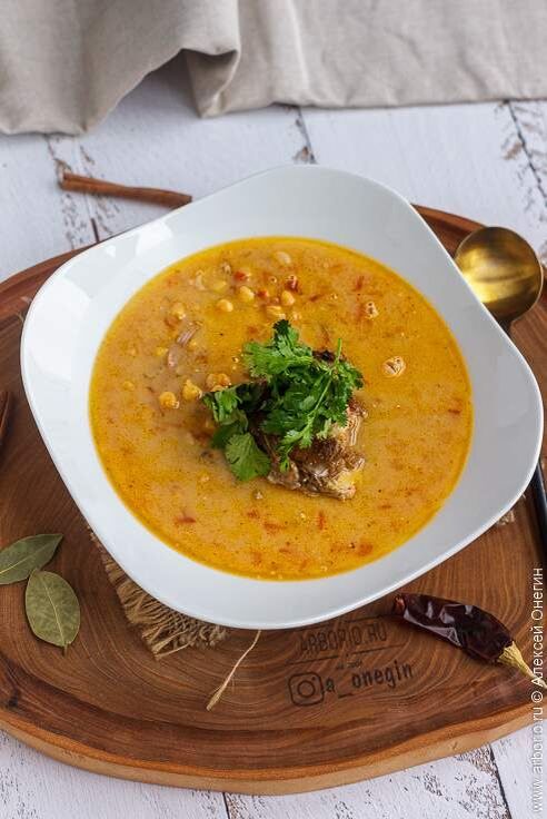 Суп из баранины с кокосовым молоком