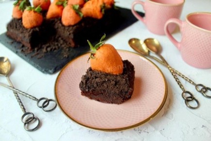 Десерт, который удивит: грядка с морковкой на вашем столе