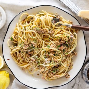 Лёгкая паста с тунцом: быстрое средиземноморское угощение за 20 минут