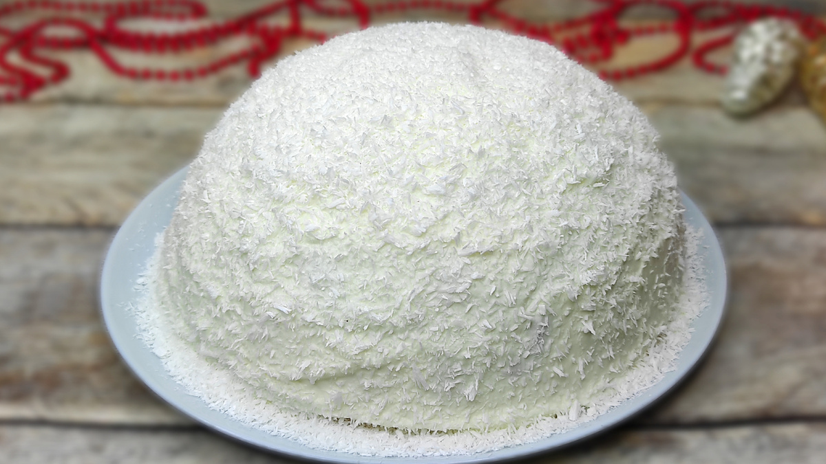 Волшебство зимнего торта: рецепт праздничного «Снежного панчо»