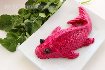 Селедка под шубой в необычном оформлении