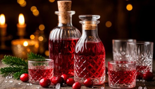 Как подготовить клюквенный ликер к новогоднему столу