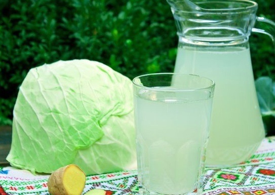 Капустный квас с имбирём: натуральный Refresh для жарких дней