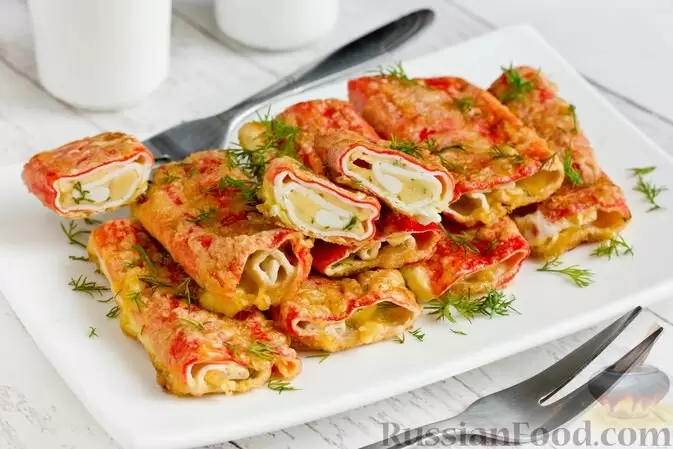 Уникальные рецепты с крабовыми палочками, которые вас удивят
